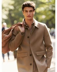 Reiss - Wool Blend Double Face Button Jacket - Lyst