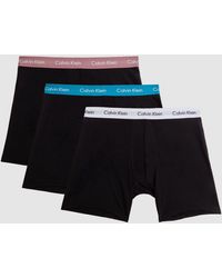 Calvin Klein - Calvin Black Multi Underwear Boxer Briefs 3 Pack - Lyst