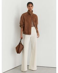 Reiss - Petite Patch-Pocket Flared Jeans - Lyst
