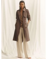 Reiss - Hooded Insert Trench Coat - Lyst