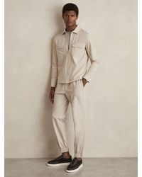 Reiss - Trouser - Stone Climb Stretch-nylon Cuff Trousers, 28 - Lyst