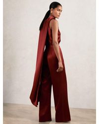 【海外限定】REISSジャンプスーツ☆Farah Cape Back Jumpsuit, T Reiss Farah Cape Back Jumpsuit, Teal Green