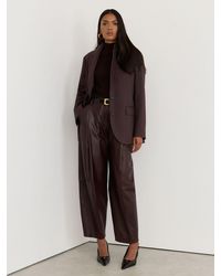 Reiss - Petite Stretch-Twill Relaxed Single-Breasted Blazer - Lyst