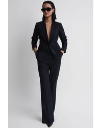 Reiss - Haisley - Navy Tailored Flared Suit Trousers, Us 6 - Lyst