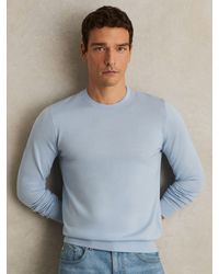 Reiss - Merino Wool Crew Neck Jumper - Lyst