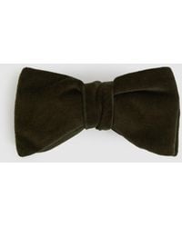Reiss - Hike - Emerald Velvet Bow Tie - Lyst