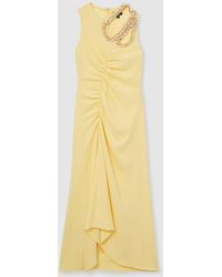 reiss charlie one shoulder maxi dress Rent Reiss Pink Dress UK 6