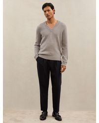 Reiss - Atelier Cashmere V-Neck Jumper - Lyst
