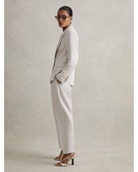 Reiss - Single Breasted Suit Blazer With Tencel Fibers - Lyst