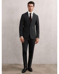 Reiss - Slim-Fit Wool-Blend Suit Trousers - Lyst