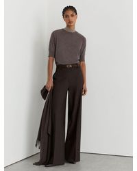 Reiss - Merino Wool Mock-Neck T-Shirt - Lyst