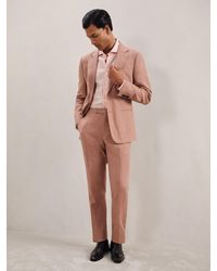 Reiss - Kin - Rose Pink Slim Fit Suit Trousers, 30 - Lyst