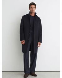 Reiss - Wool-Blend Single-Breasted Epsom Coat - Lyst