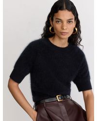 Reiss - Leather Square-Buckle Belt - Lyst