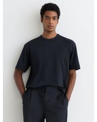 Reiss - Airwater-Cotton Relaxed-Fit T-Shirt - Lyst