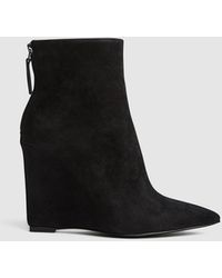 Wedge boots for Women - Up to 78% off at Lyst.com