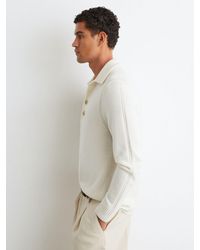Reiss - Wool-Cashmere Half-Button Polo Jumper - Lyst