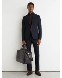 Reiss - Graduate - Navy Suit Trousers, 34 - Lyst