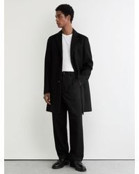 Reiss - Wool-Blend Wide-Leg Trousers - Lyst