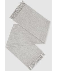 Reiss - Picton Cashmere Blend Scarf Wool Plain - Lyst