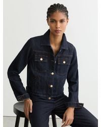 Reiss - Trucker Jacket - Lyst