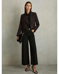 Reiss - Petite Twill Culotte Trousers - Lyst