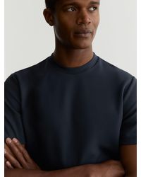 Reiss - Premium-Interlock Modern-Fit T-Shirt - Lyst