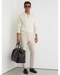 Reiss - Slim Fit Internal Drawstring Trousers - Lyst