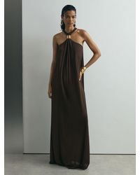 ATELIER - Jersey Hardware-detail Maxi Dress - Lyst