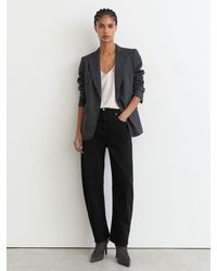 Reiss - Petite Barrel-Leg Jeans - Lyst