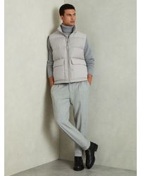 Reiss - Dante Gilet Quilted - Lyst