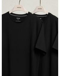 Reiss - Flex - Black Stretch-cotton Loungewear T-shirts 2 Pack, M - Lyst