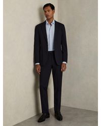 Reiss - Cotton-Blend Cutaway-Collar Striped Shirt - Lyst