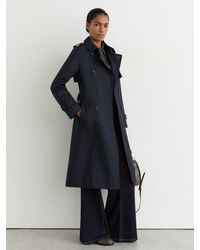 Reiss - Petite Hooded Insert Trench Coat - Lyst