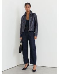 Reiss - Petite Barrel-Leg Jeans - Lyst