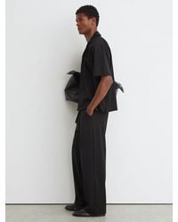 Reiss - Belted Relaxed-Fit Pleated Trousers - Lyst