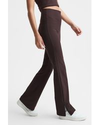 The Upside - Florence - High Rise Flared Leggings, Brown - Lyst