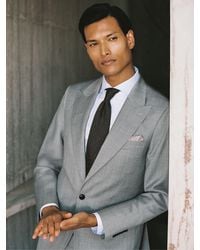 Reiss - Inspire - Mid Grey Wool Single-breasted Suit Blazer Tailored-fit, 40 R - Lyst