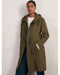 Reiss - Removable-Hood Parka Rain Coat - Lyst