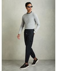 Reiss - Technical Cargo Drawstring Trousers - Lyst