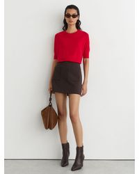 Reiss - Merino Wool Crew-Neck T-Shirt - Lyst