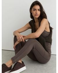 Reiss - High-Waisted Full-Length Leggings - Lyst