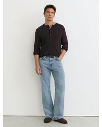 Reiss - Relaxed Flared-Leg Jeans - Lyst