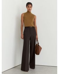 Reiss - Merino Wool Funnel-Neck Sleeveless Vest - Lyst