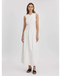 Anna Quan - Cotton Striped Maxi Dress - Lyst
