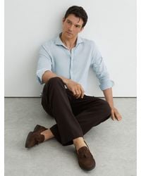 Reiss - Suede Tassel Loafers - Lyst