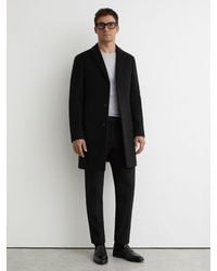 Reiss - Found - Black Slim Fit Drawcord Trousers, 30w X 31l (uk 30 R) - Lyst