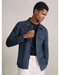 Reiss - Cotton Corduroy Twin-Pocket Overshirt - Lyst