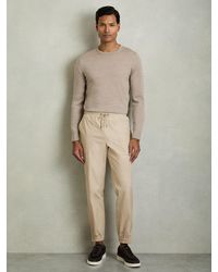 Reiss - Technical Cargo Drawstring Trousers - Lyst
