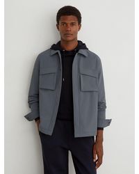Reiss - Technical Twin-Pocket Overshirt - Lyst